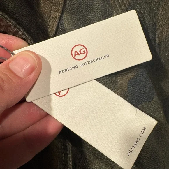 Ag Adriano Goldschmied Olive Camouflage Military Jacket - Picture 4 of 5